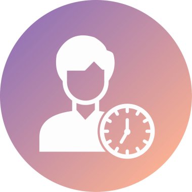 Bir iş simgesinin vektör illüstrasyonu