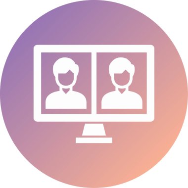 kullanıcı. Web simgesi basit illüstrasyon