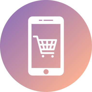 cep telefonu ikonu vektör illüstrasyonu