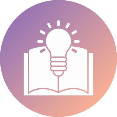 Ampul simgesinin vektör illüstrasyonu