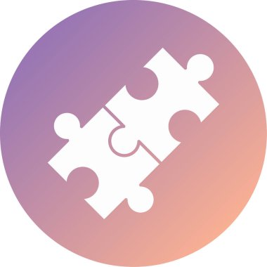 Bulmaca. Web simgesi basit illüstrasyon