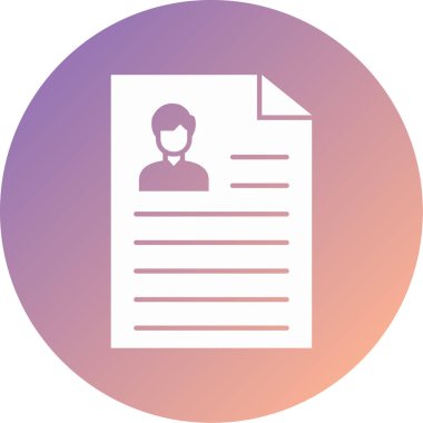 Bir iş simgesinin vektör illüstrasyonu