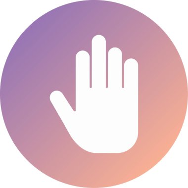 el simgesi vektör illüstrasyonu