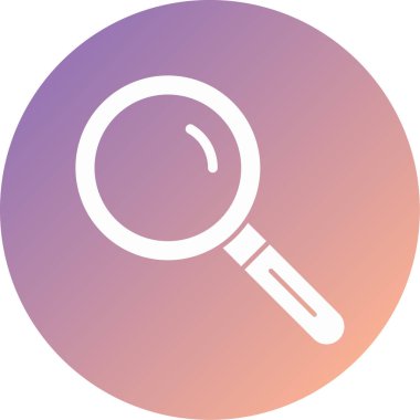 Arama simgesi vektör illüstrasyonu