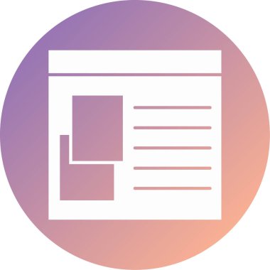 Dosya simgesinin vektör illüstrasyonu