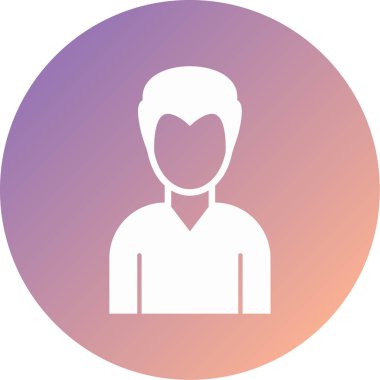 İnsan simgesinin vektör illüstrasyonu