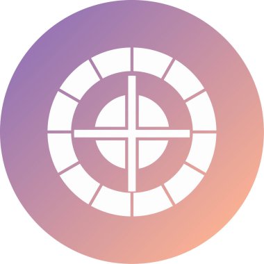 hedef simge vektör illüstrasyonu