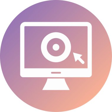 seo modern simgesinin vektör illüstrasyonu