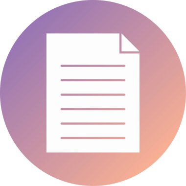 Vektör belgesi Simge illüstrasyonu