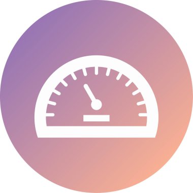 Hız göstergesi simgesinin vektör illüstrasyonu