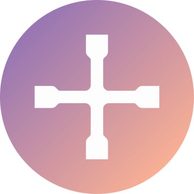 Moda biçimi izole edilmiş arkaplanda güzel yön ok simgesi