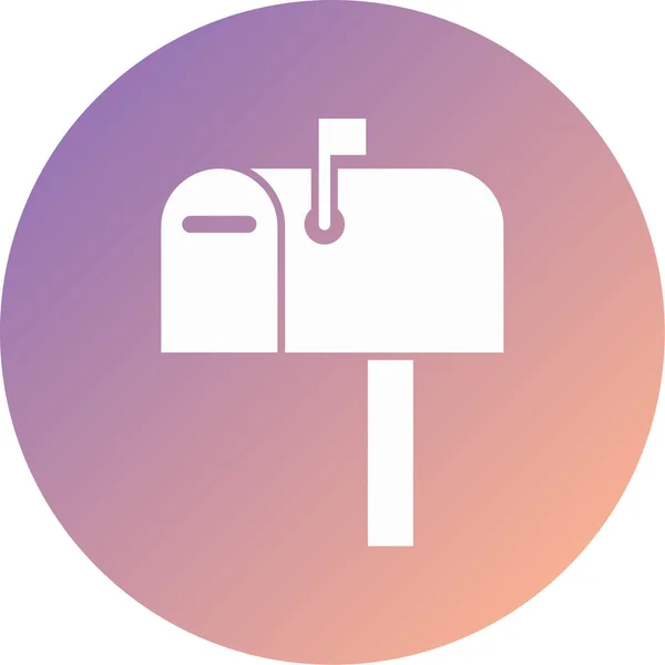 Mail Modern Icon Vector Illustration — Image vectorielle