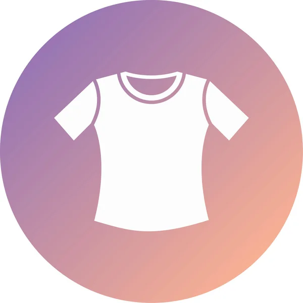 Shirt Modern Icon Vector Illustration — Vettoriale Stock