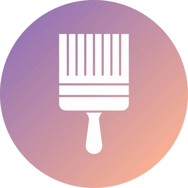 Paint Brush Icon Web Design — Stockvektor