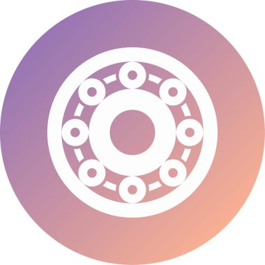 Benzersiz dairesel vektör simgesi