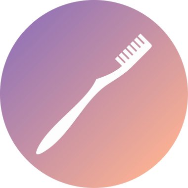 diş fırçası modern simge vektör illüstrasyonu