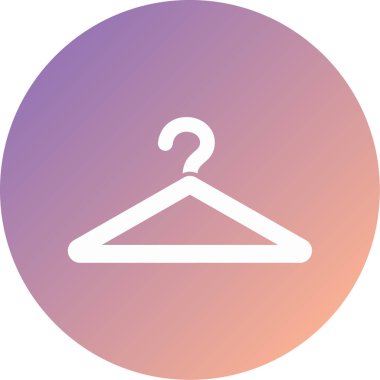 askı simgesi vektör illüstrasyonu