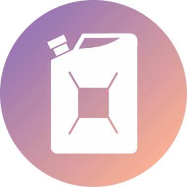 Petrol varili simgesinin vektör çizimi