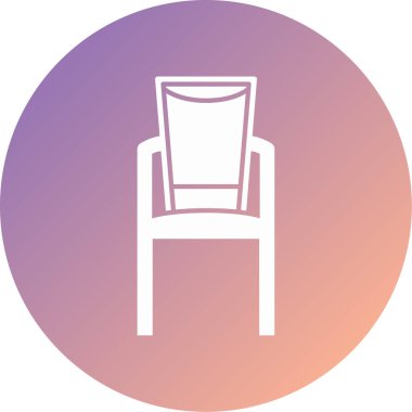 sandalye simgesi çizimi