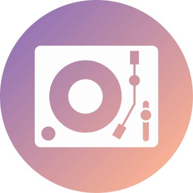 Müzik. Web simgesi basit illüstrasyon