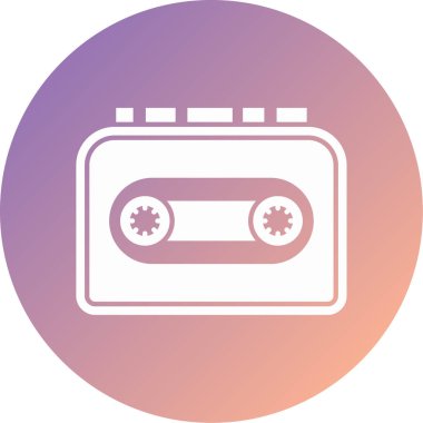 kaset teyp vektör simgesi