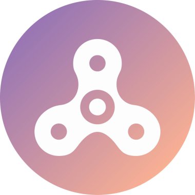 Kıpır kıpır dönen vektör simgesi. düz tasarım biçimi.