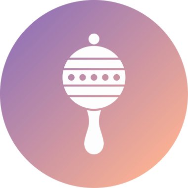 Benzersiz bebek ikonu vektör illüstrasyonu