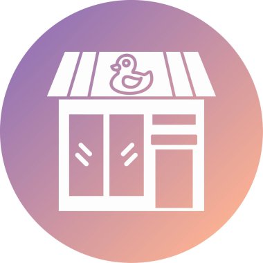 Gıda deposunun vektör illüstrasyonu