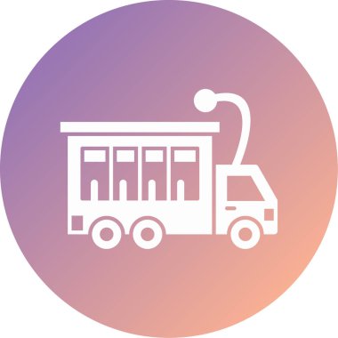 bus simgesi vektör illüstrasyonu