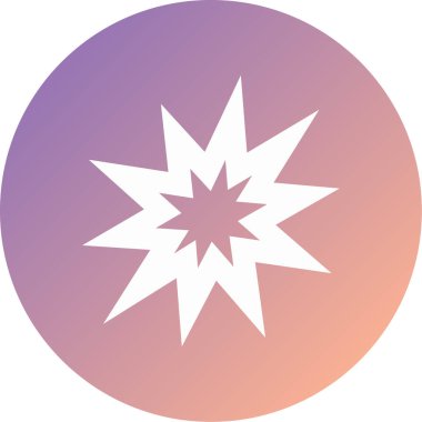 Yıldız. Web simgesi basit illüstrasyon