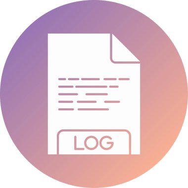 dosya biçimi simgesi, vektör illüstrasyonu