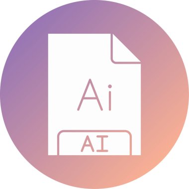 dosya biçimi simgesi, vektör illüstrasyonu