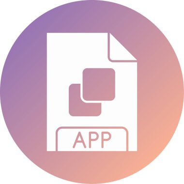 dosya biçimi simgesi, vektör illüstrasyonu