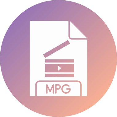 dosya biçimi simgesi, vektör illüstrasyonu