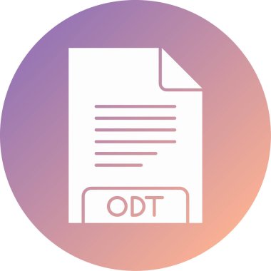 dosya biçimi simgesi, vektör illüstrasyonu