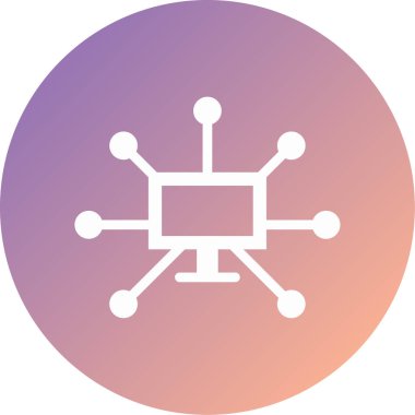 seo modern simgesinin vektör illüstrasyonu