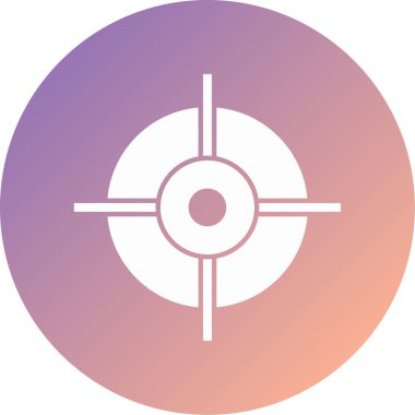 Hedef. Web simgesi basit illüstrasyon