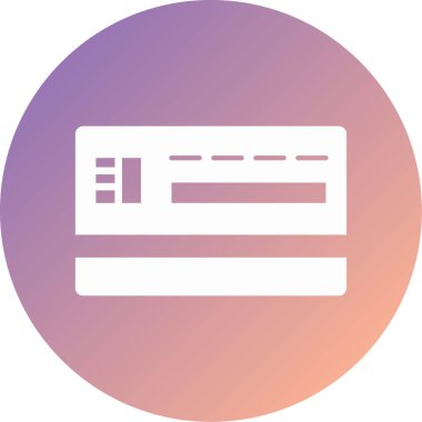 Kredi kartı vektör düz simge