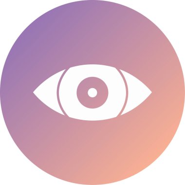 Göz simgesi vektör illüstrasyonu