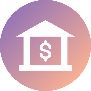 Modern ev simgesinin vektör illüstrasyonu