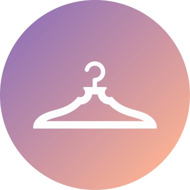 askı simgesi vektör illüstrasyonu