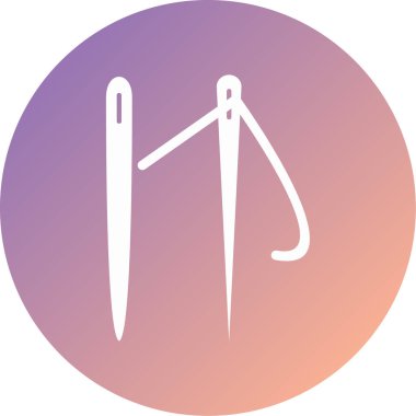 Bir iğne simgesinin vektör illüstrasyonu