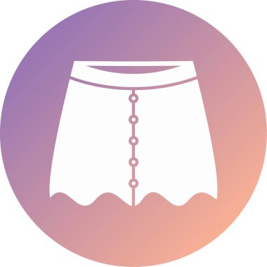 Benzersiz moda vektörü simgesi