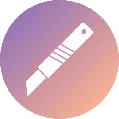 Bıçak. Web simgesi basit illüstrasyon