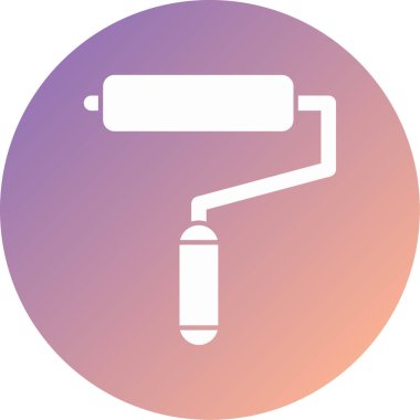 Boya silindiri. Basit resimleme