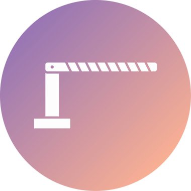 Bir inşaat simgesinin vektör illüstrasyonu