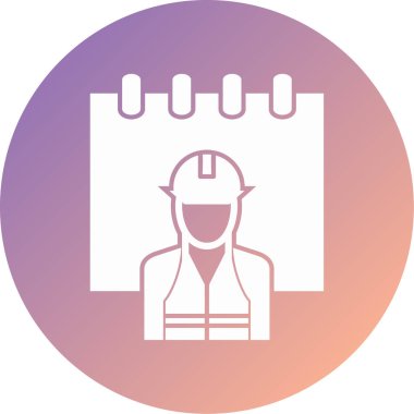 Miğfer. Web simgesi basit illüstrasyon