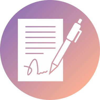 Belge simgesinin vektör illüstrasyonu