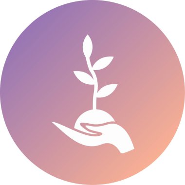 Filiz simgesinin vektör illüstrasyonu