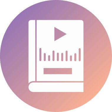 Kitap. Web simgesi basit illüstrasyon